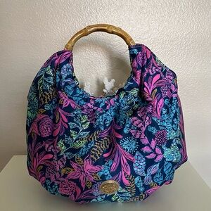 Lilly Pulitzer Bamboo Bag in
Calypso Coast